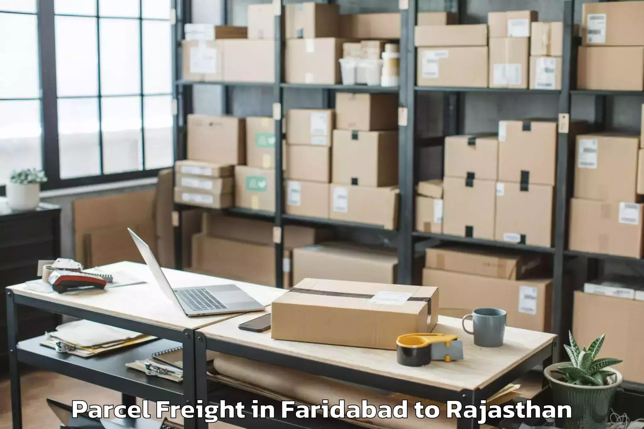 Comprehensive Faridabad to Alwar Parcel Freight